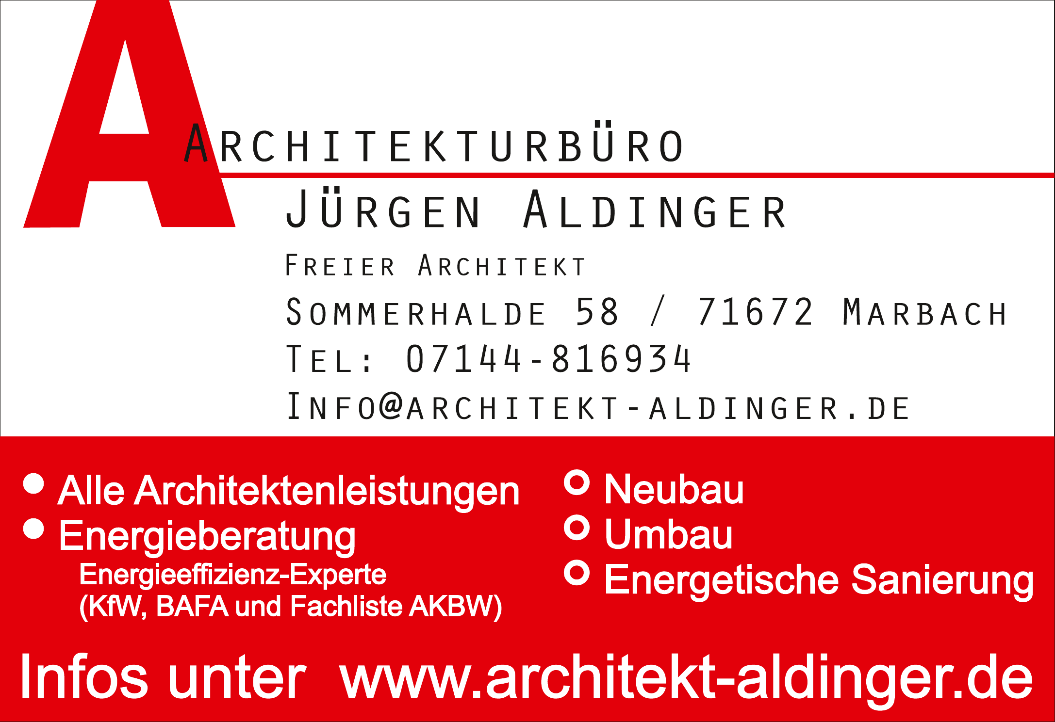 Aldinger Architekt